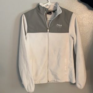 White Fila Sport Jacket